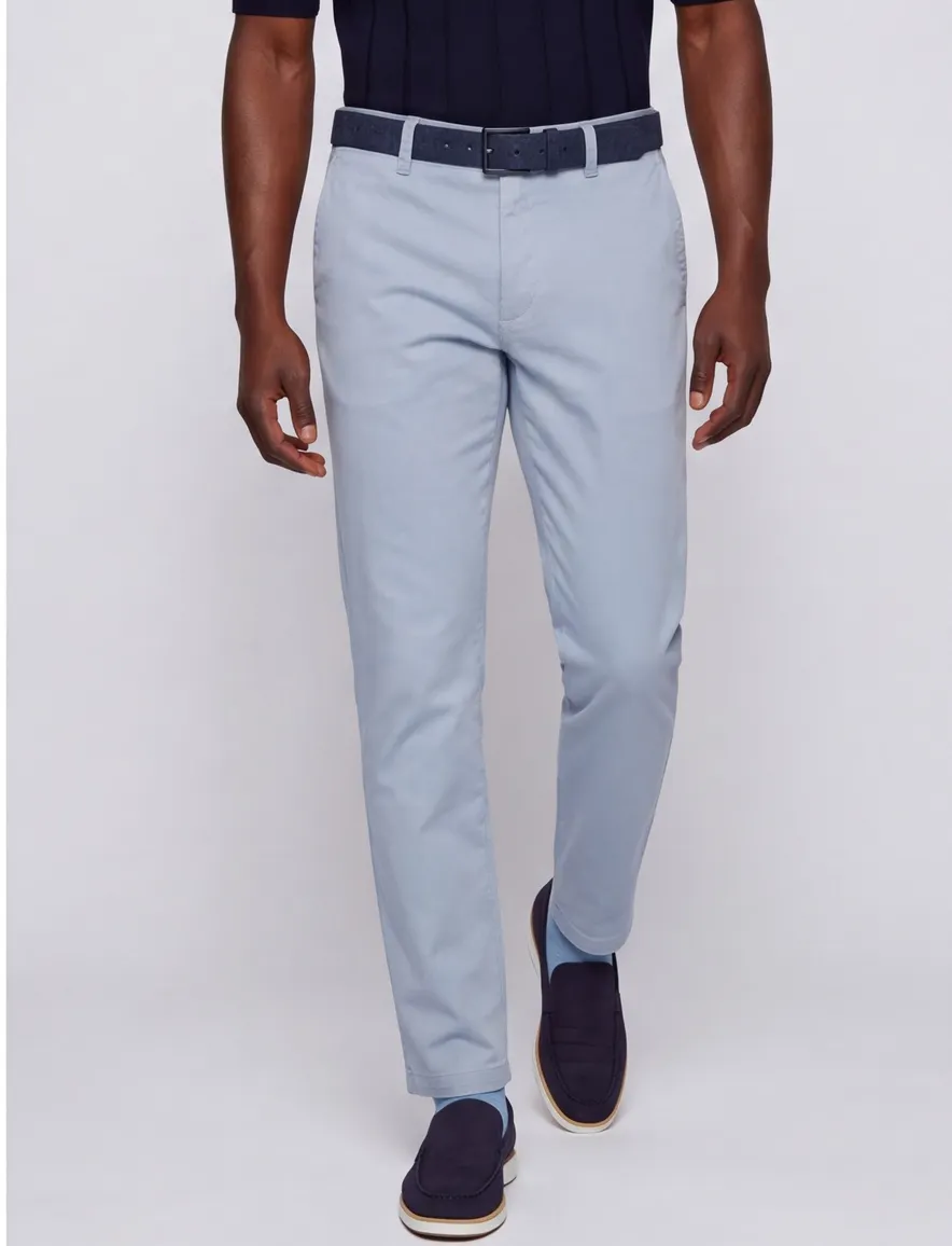 Hugo Boss Orange pantalon lichtblauw