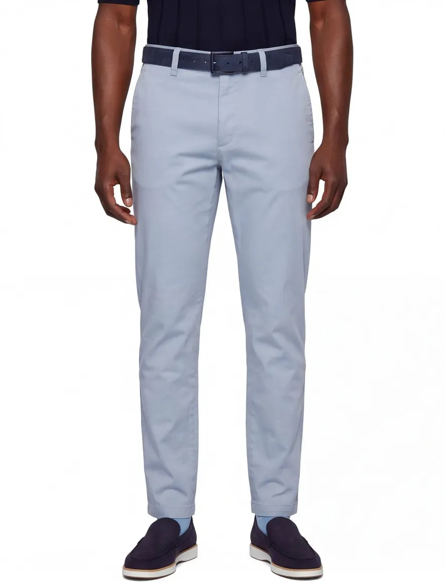 Hugo Boss Orange pantalon lichtblauw