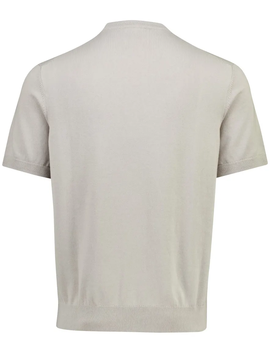 beige t-shirt Boss Orange Kanacho ronde hals