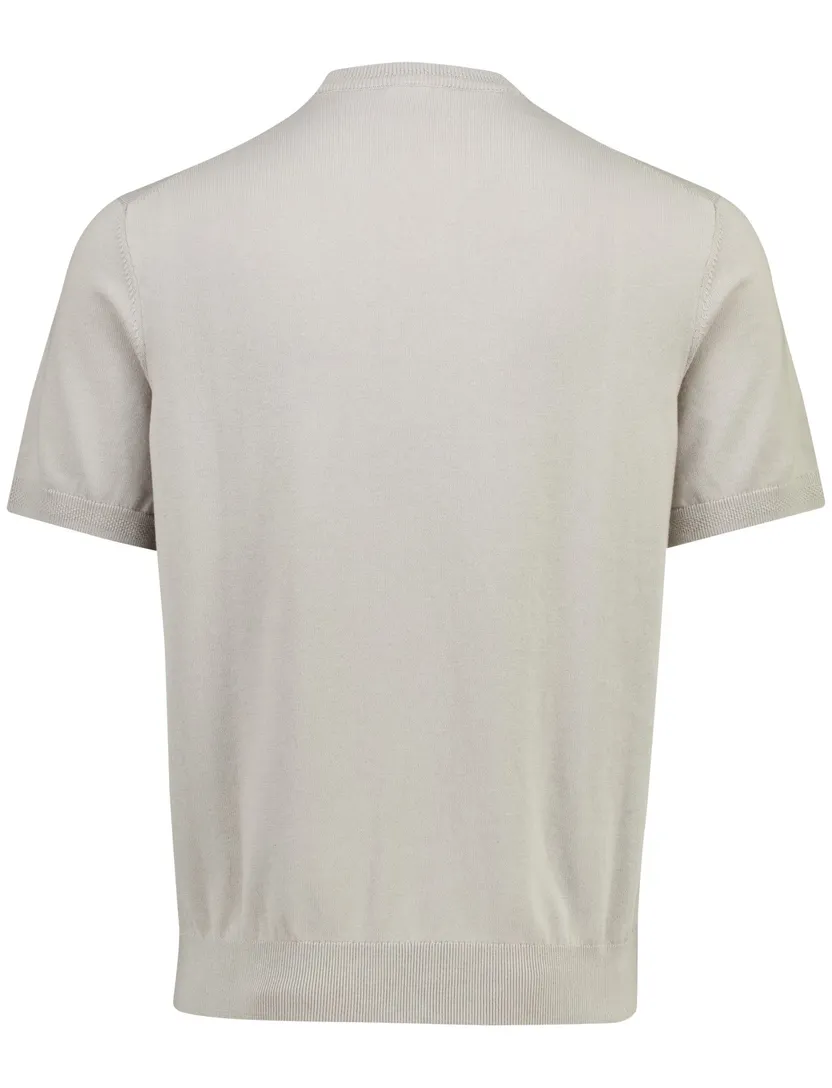 t-shirt Boss Orange Kanacho ronde hals normale fit beige