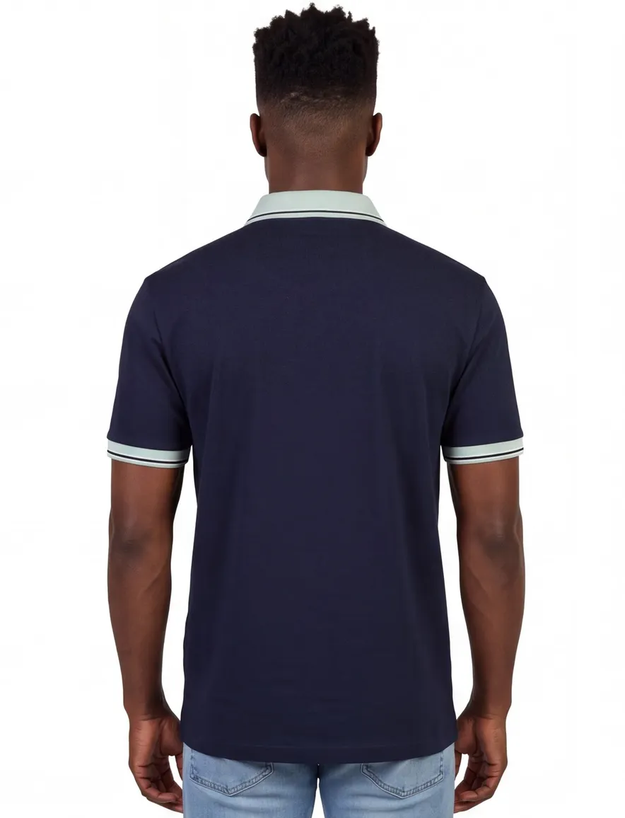 Boss Orange Pe Blocks poloshirt navy