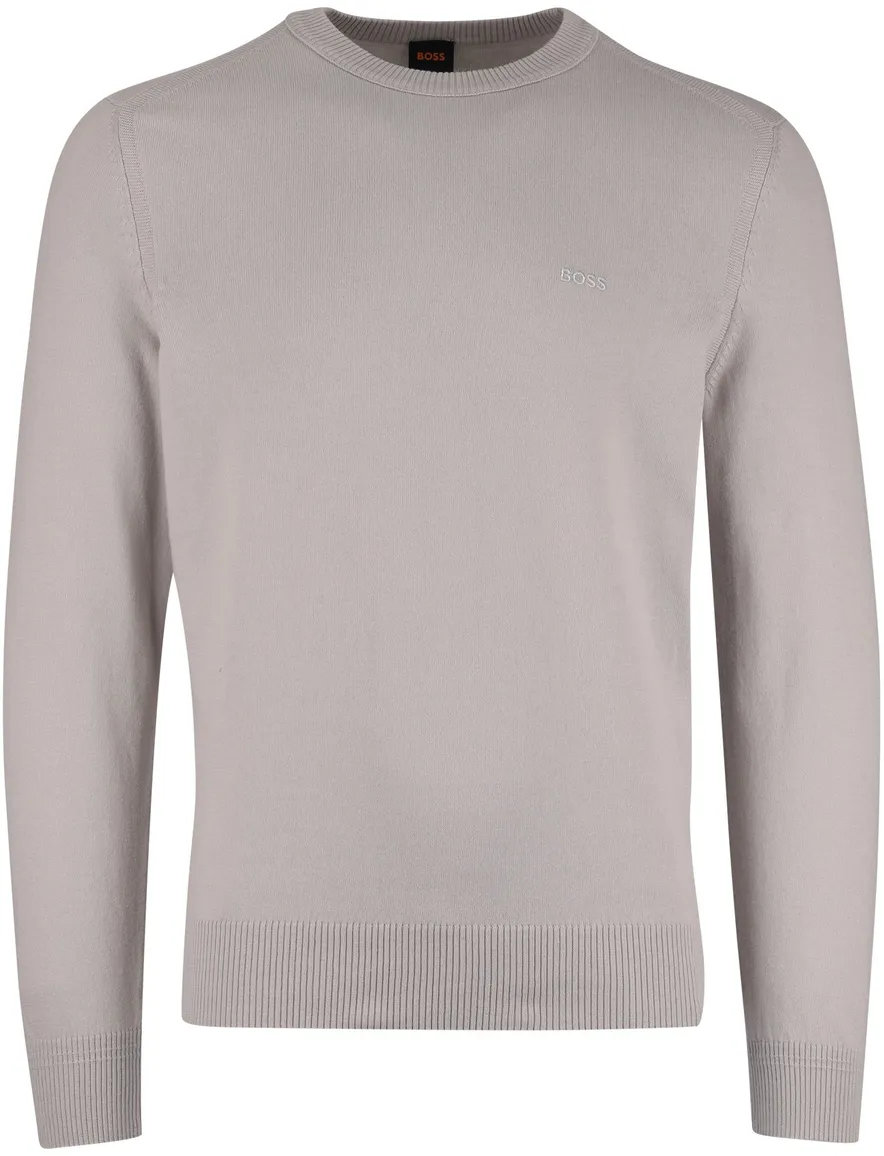 BOSS Orange trui Asac C beige gebreid