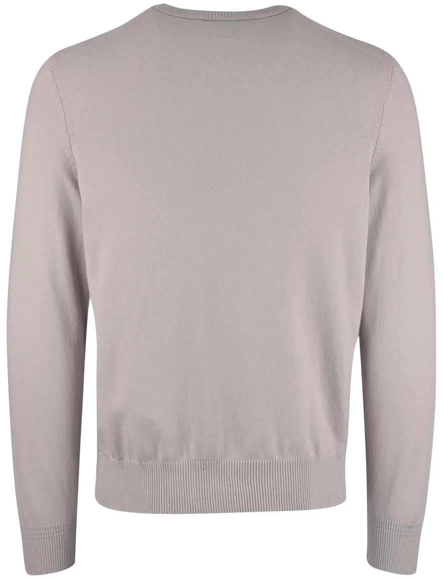 beige trui gebreid Boss Orange Asac-C normale fit