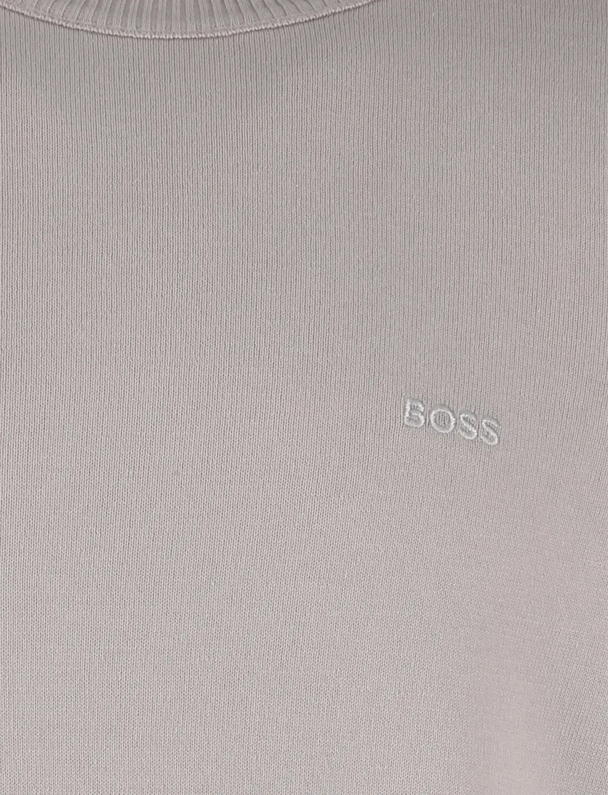 beige trui gebreid Boss Orange Asac-C normale fit
