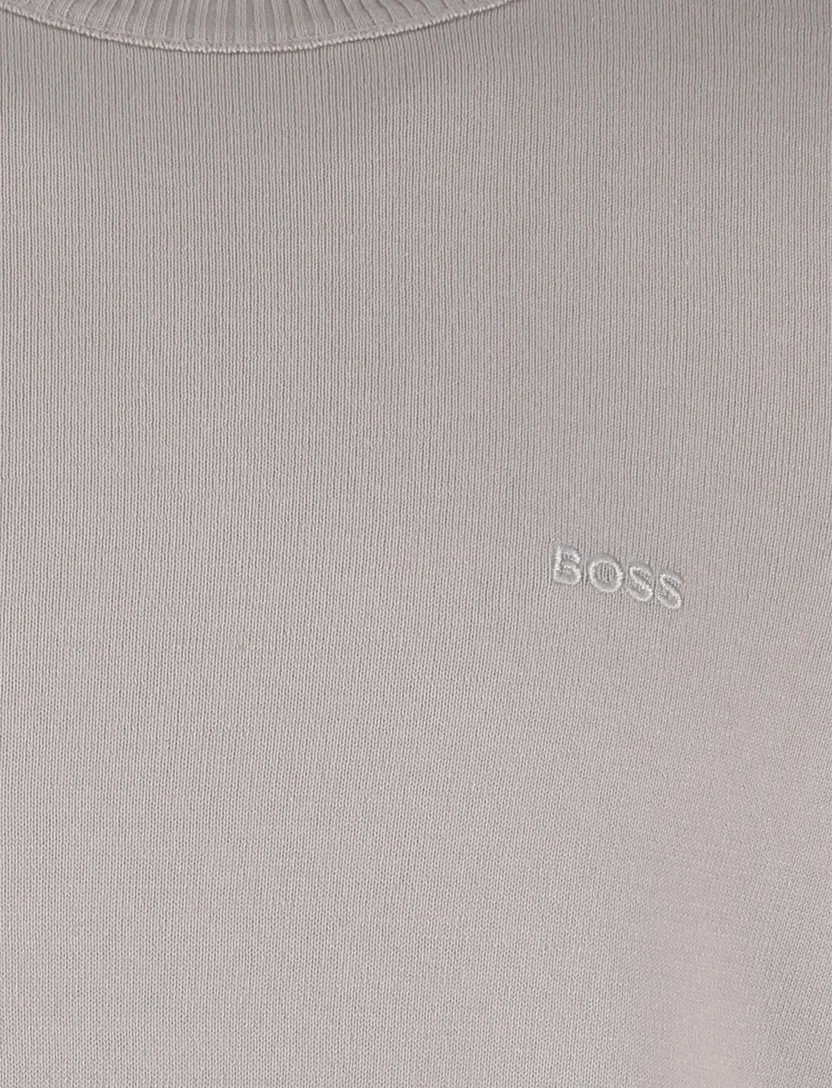 trui Boss Orange Asac-C beige normale fit gebreid