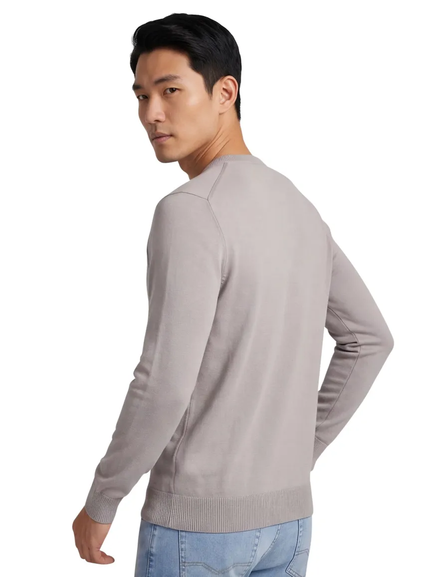 BOSS Orange trui Asac C beige gebreid