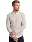 trui ronde hals BOSS Orange Tempesto beige structuur