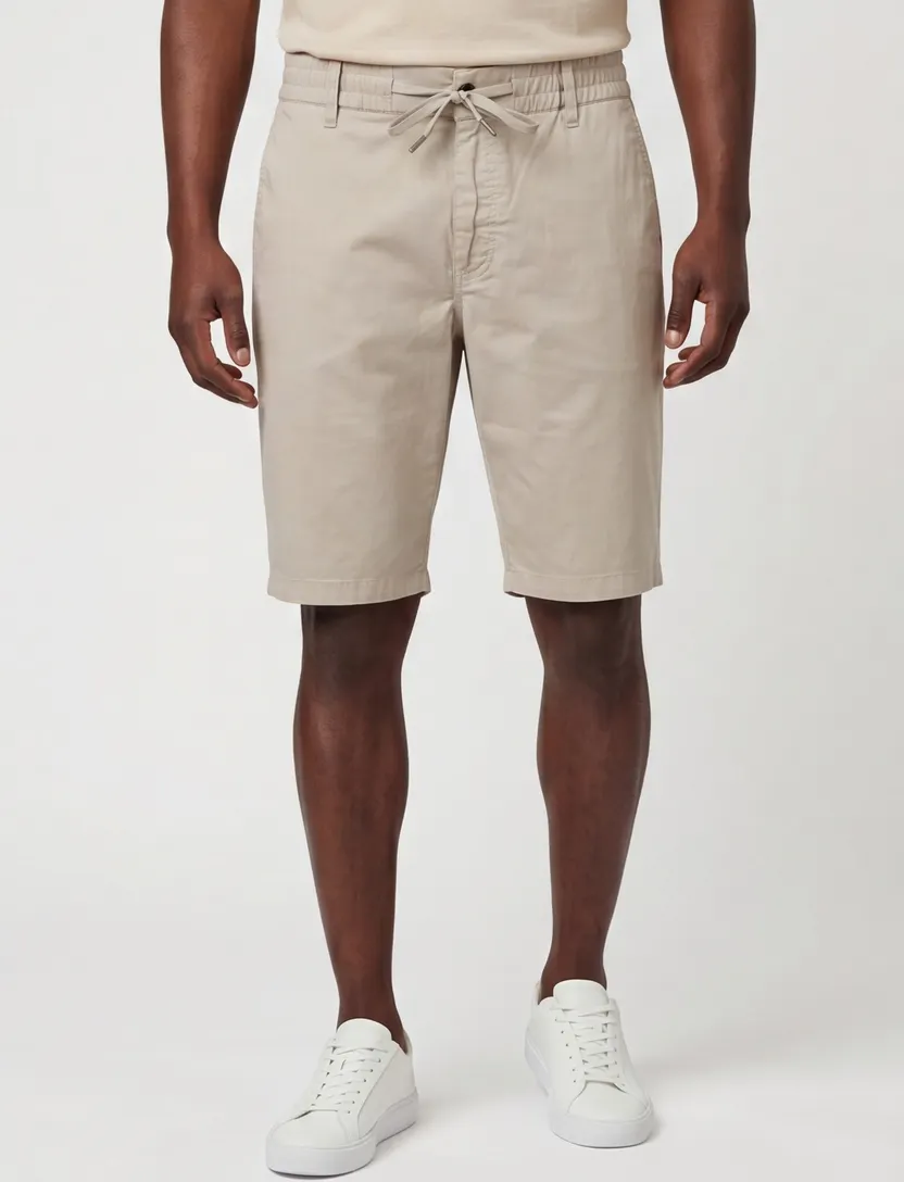 Beige bermuda BOSS Orange katoenblend