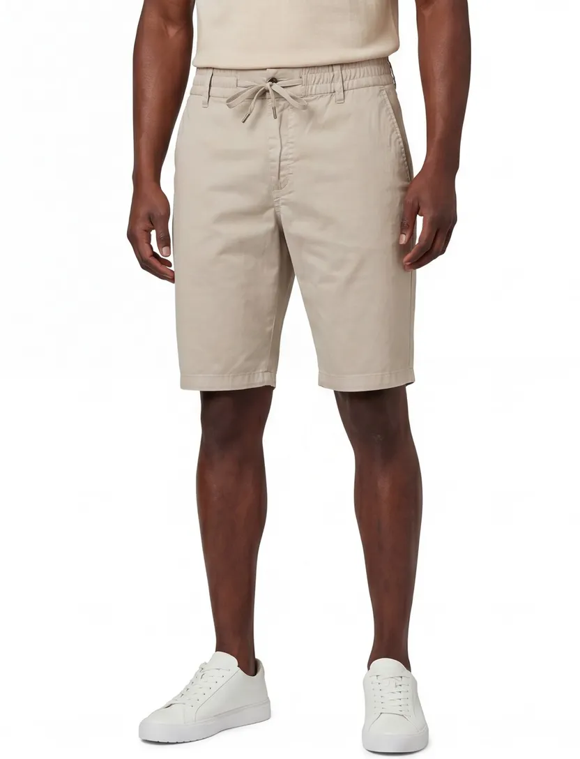 Beige bermuda BOSS Orange katoenblend