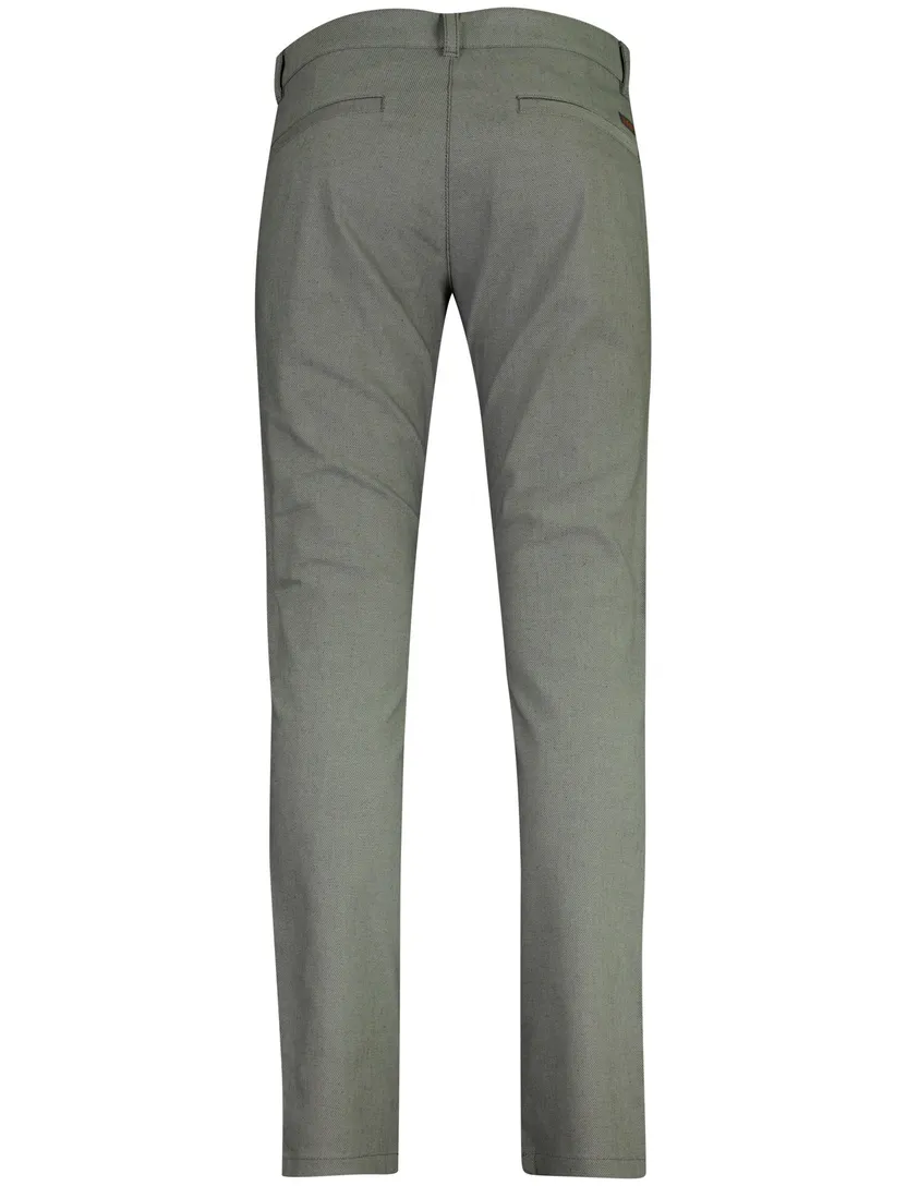 BOSS Orange chino slim fit grijs linnenblend
