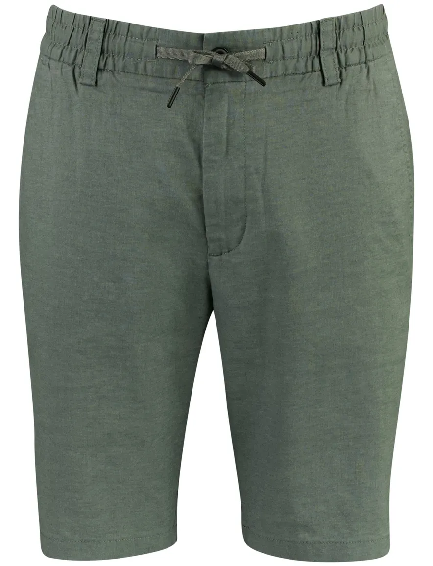 Boss Orange korte broek groen tapered fit