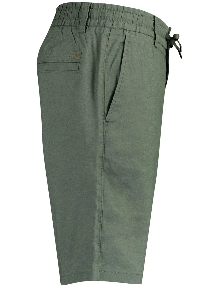 Groene bermuda BOSS Orange katoenblend