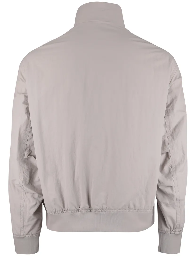 Zomerjas BOSS Orange Opens windjack beige dubbele rits