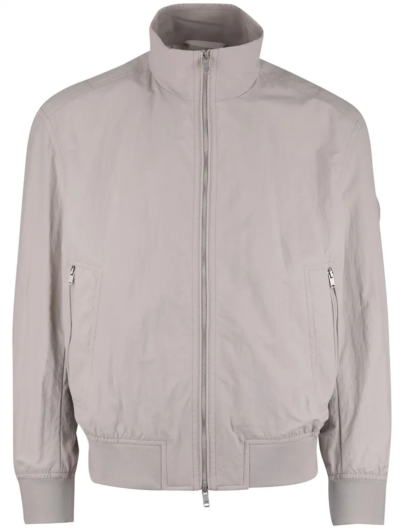 Zomerjas BOSS Orange Opens windjack beige dubbele rits