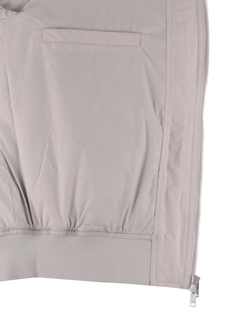 Zomerjas BOSS Orange Opens windjack beige dubbele rits