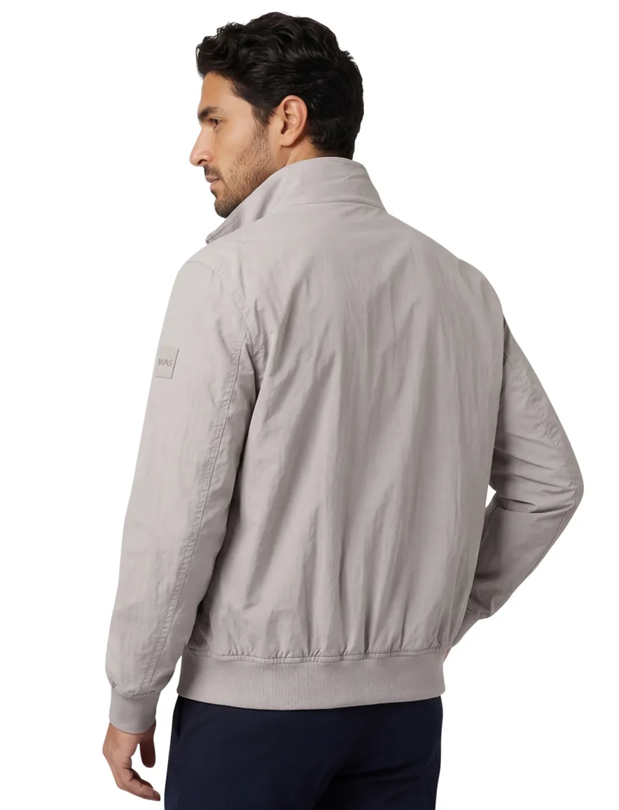 BOSS Orange Opens zomerjas windjack beige met boord