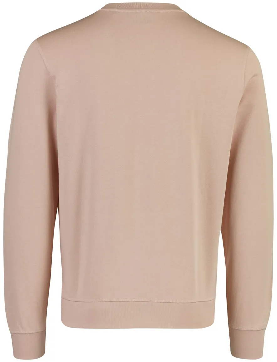 BOSS Orange Westart sweater roze logo vierkant