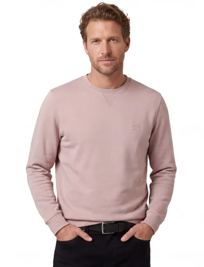 Hugo Boss Roze trui BOSS Orange Westart monochroom