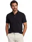Zwart poloshirt Boss Black H-pack korte mouw pique 3-knoops