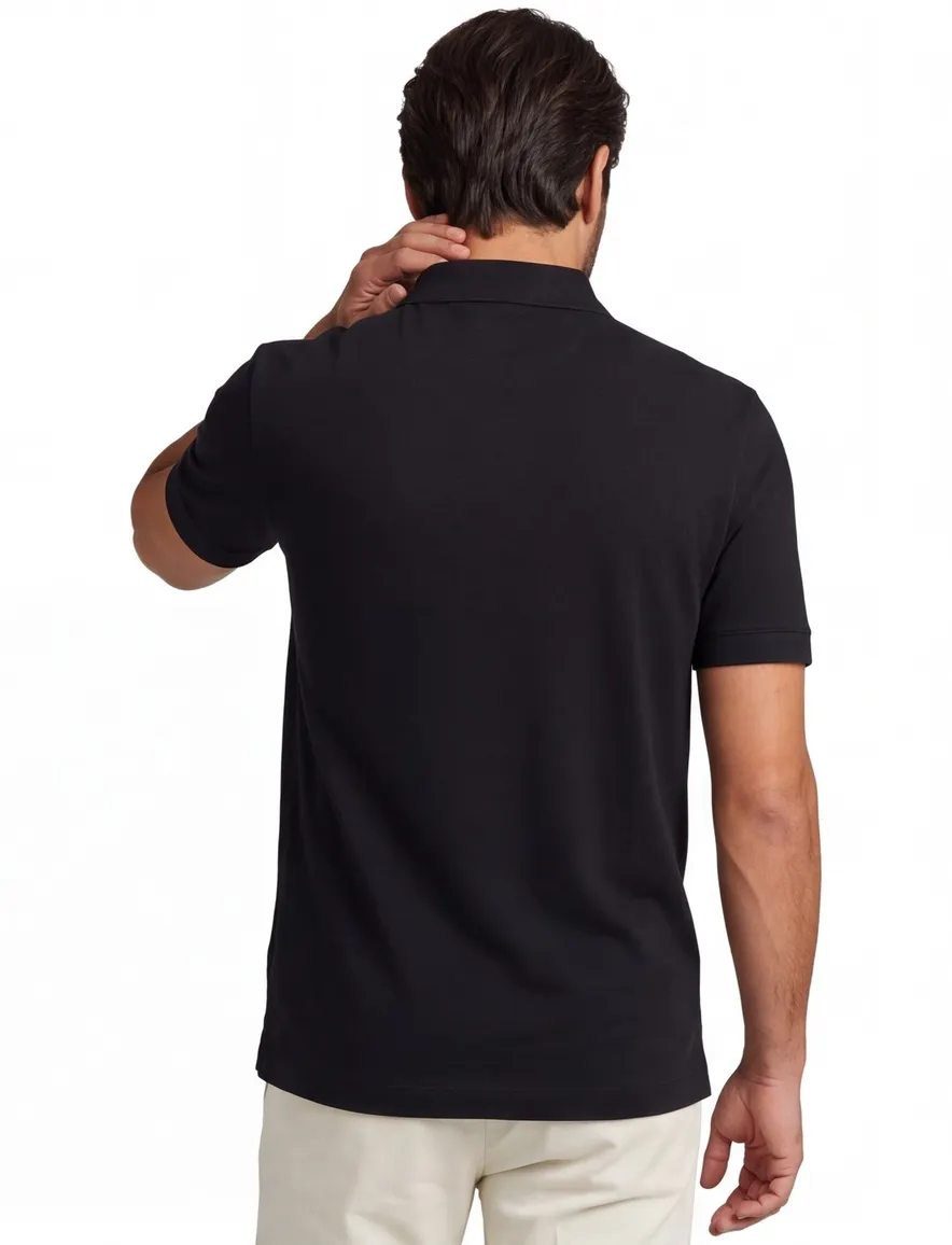 Boss Black H-pack polo 3 knoops zwart
