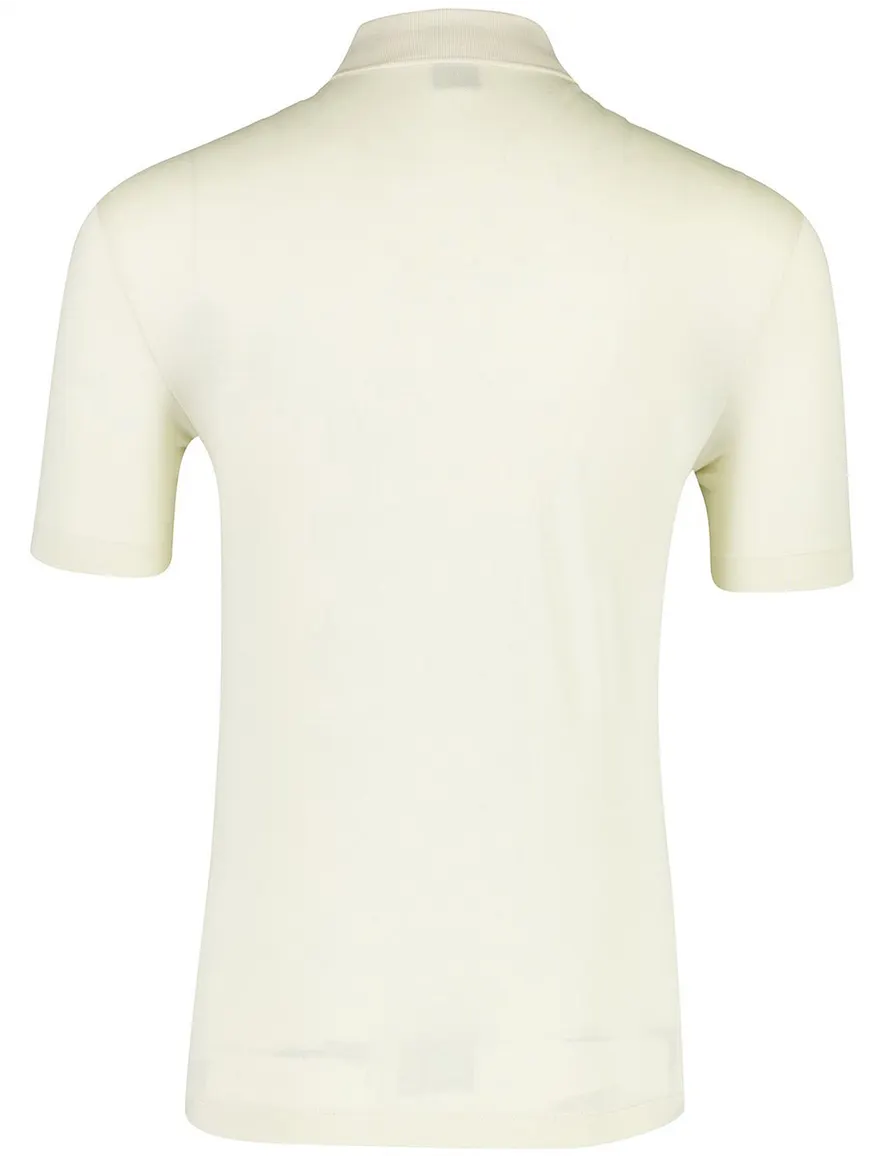 BOSS Black poloshirt creme normale fit