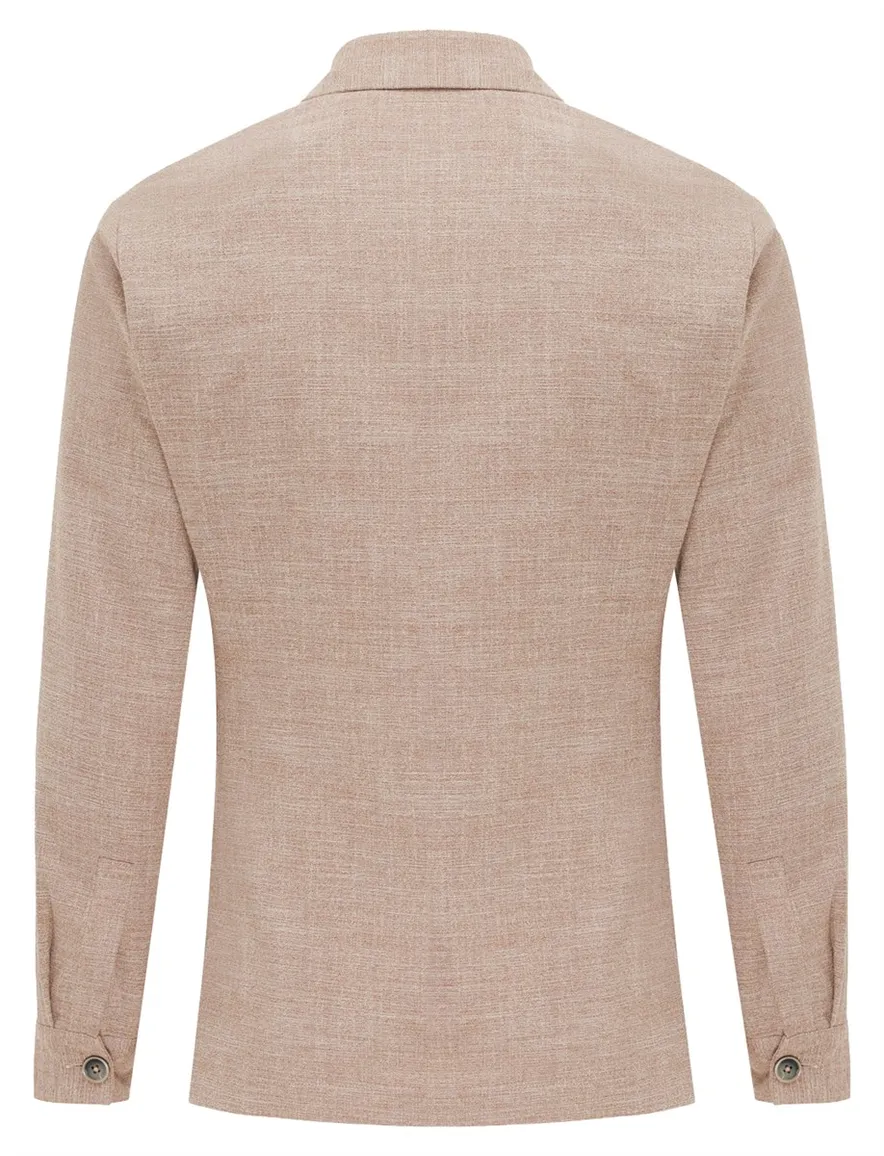 Gentiluomo overshirt gemeleerd oranje