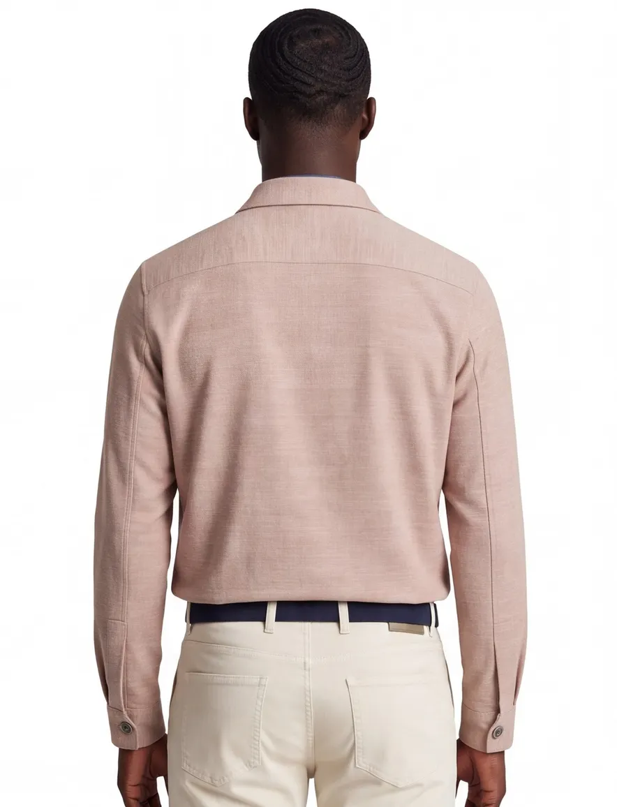 Gentiluomo Overshirt oranje gemelleerd
