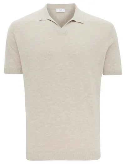 Gentiluomo Gentiluomo Polo beige v hals
