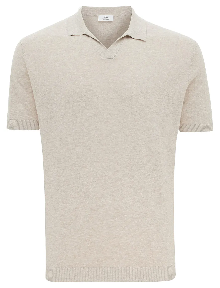 Gentiluomo Polo beige v hals