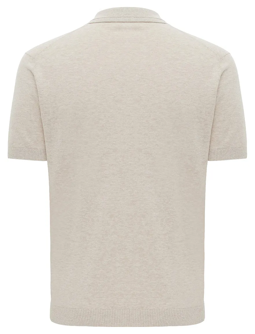 Gentiluomo Polo beige v hals