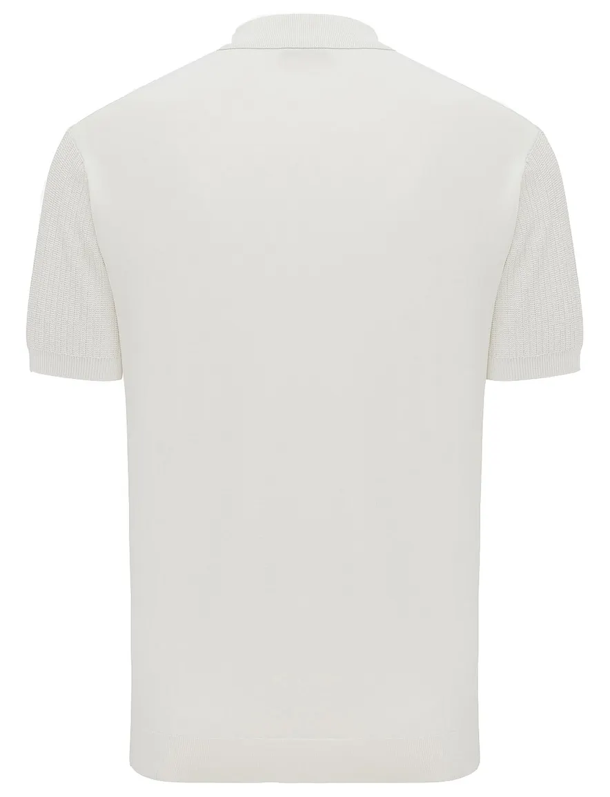Gentiluomo Polo Ecru structuur