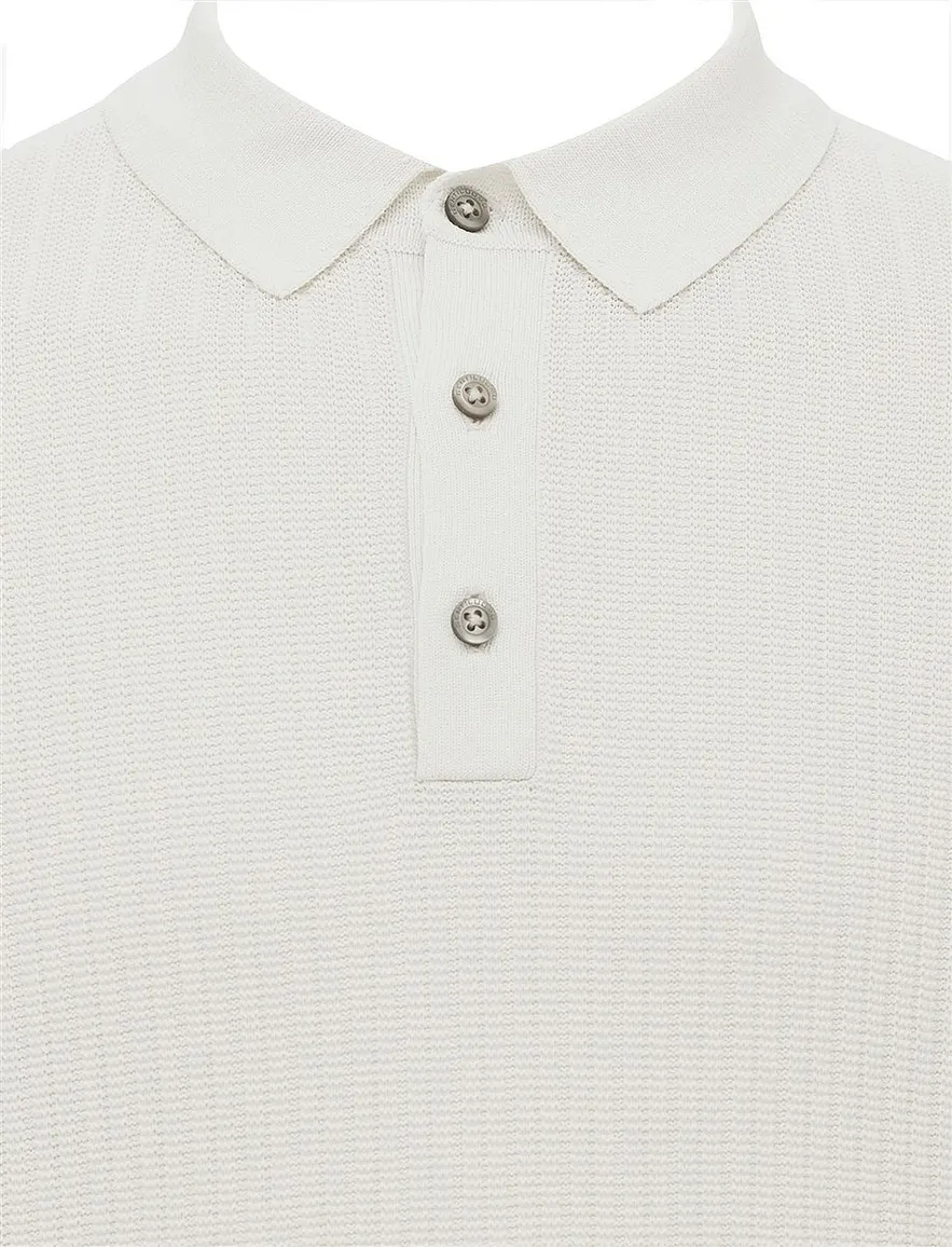 Gentiluomo Polo Ecru structuur