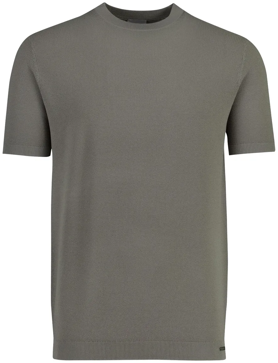 Gentiluomo Tee T-shirts bruin gebreid