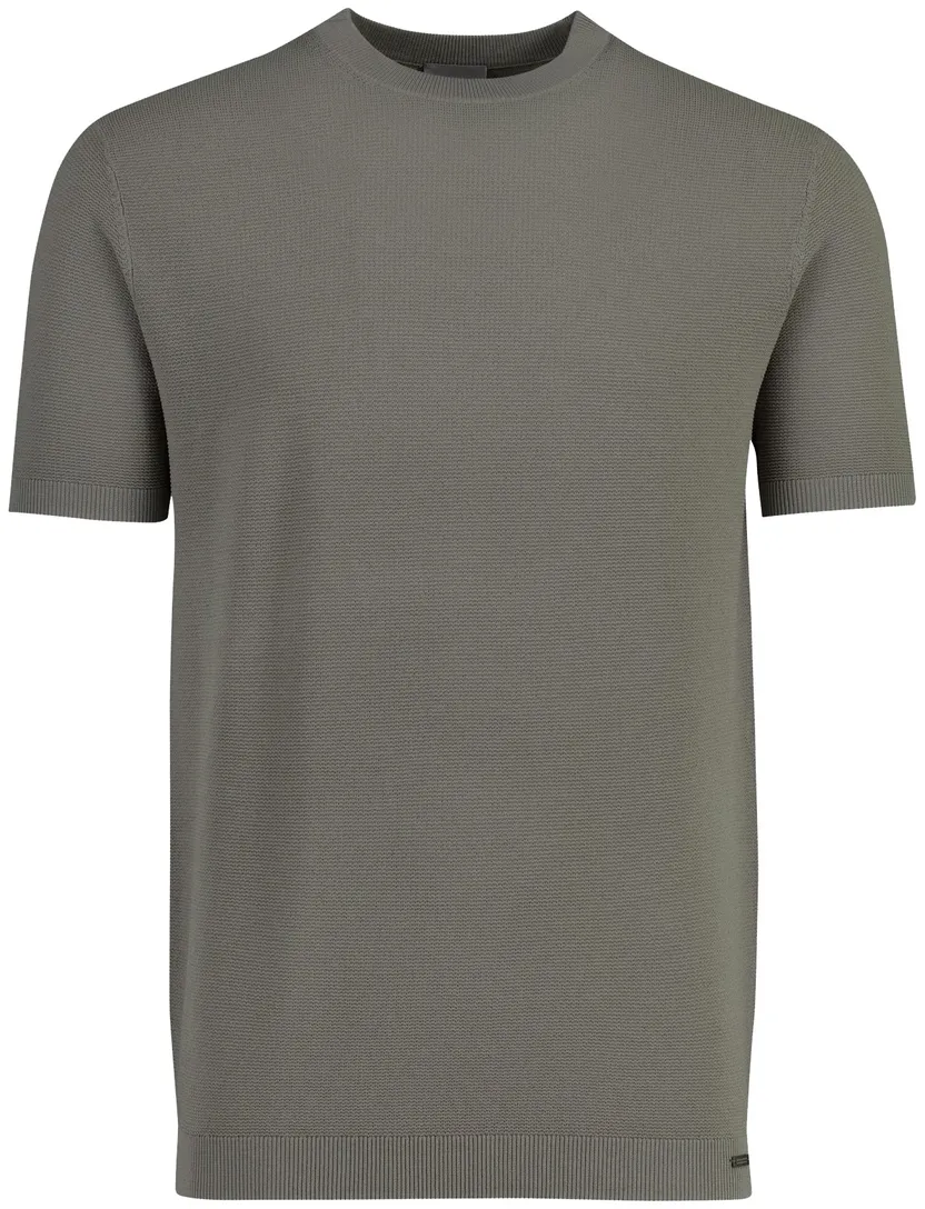 Grijs T-shirt ronde hals Gentiluomo viscose