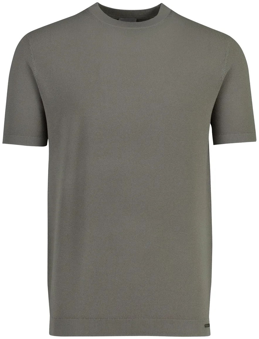 T-shirt Gentiluomo ronde hals grijs viscose