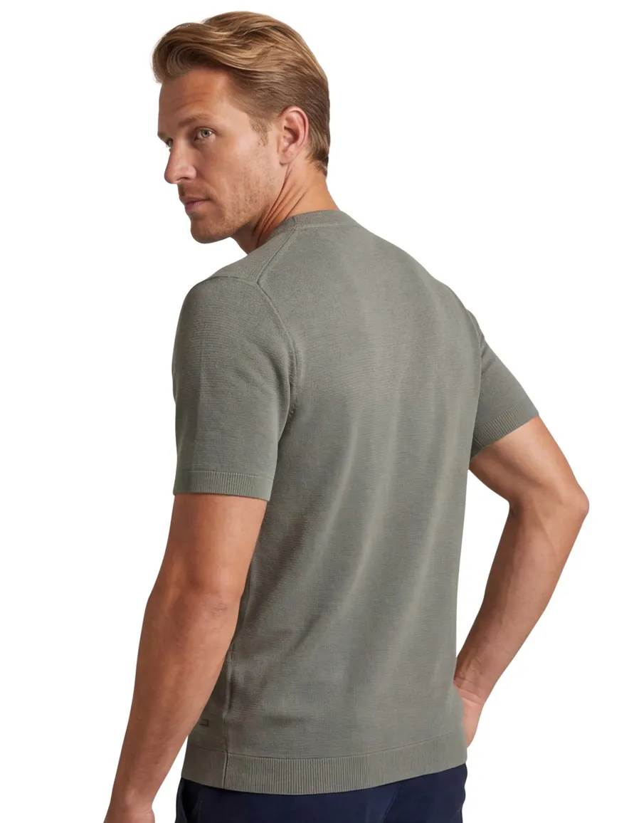 Gentiluomo Tee T-shirts bruin gebreid