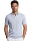 Gentiluomo poloshirt lichtblauw gemeleerd normale fit