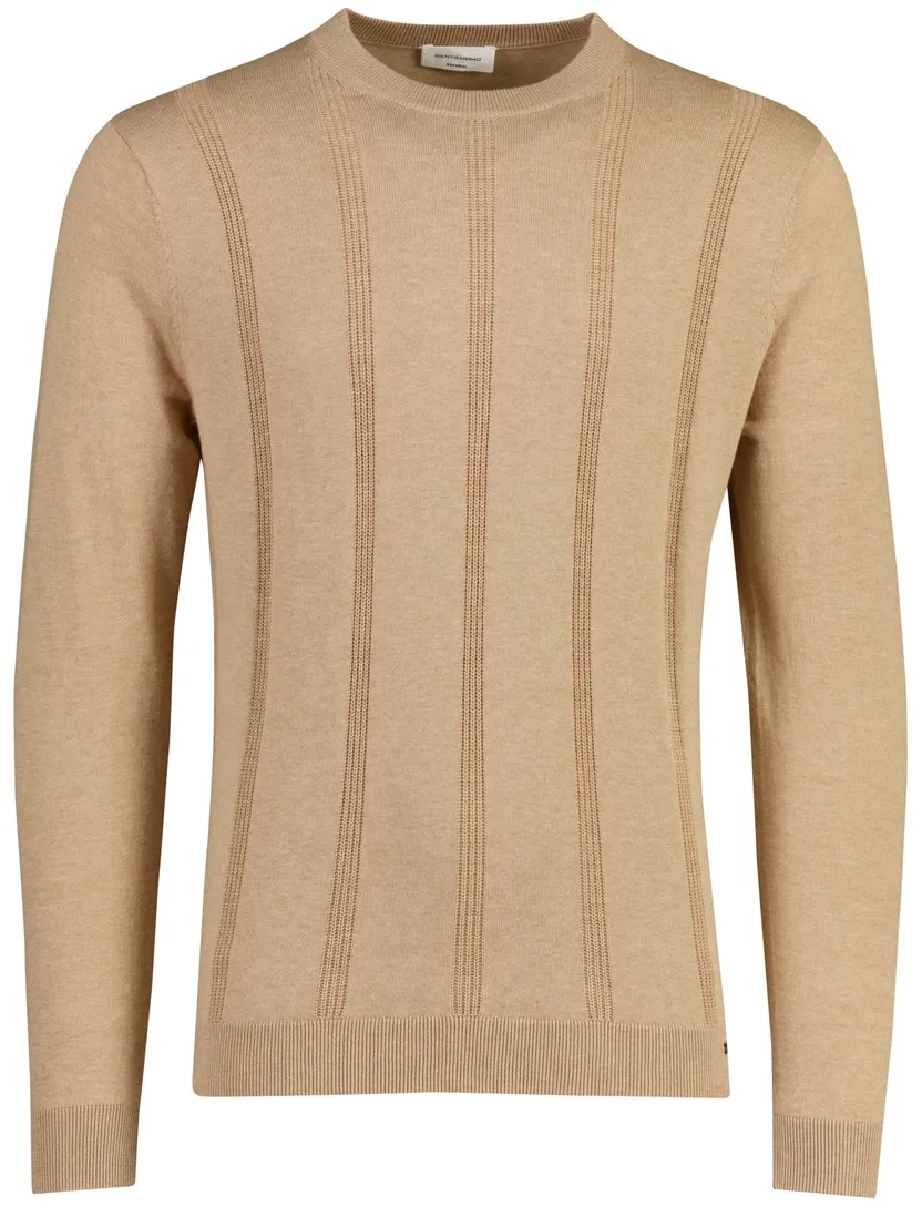 Beige trui Gentiluomo katoen