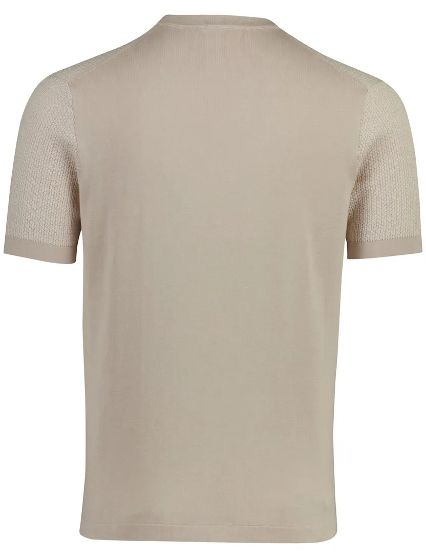 Beige katoenen t-shirt Gentiluomo