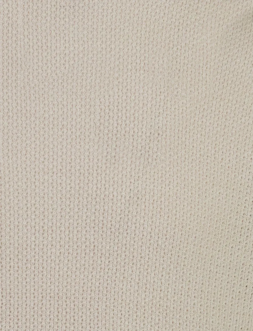 T-shirt Gentiluomo ronde hals beige katoen