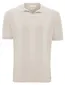Gentiluomo Polo beige strepen v hals