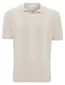 Poloshirt Gentiluomo beige met v hals