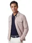 Gentiluomo overshirt beige gemeleerd knopen