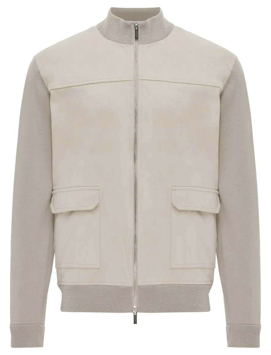 Gentiluomo beige vest normale fit