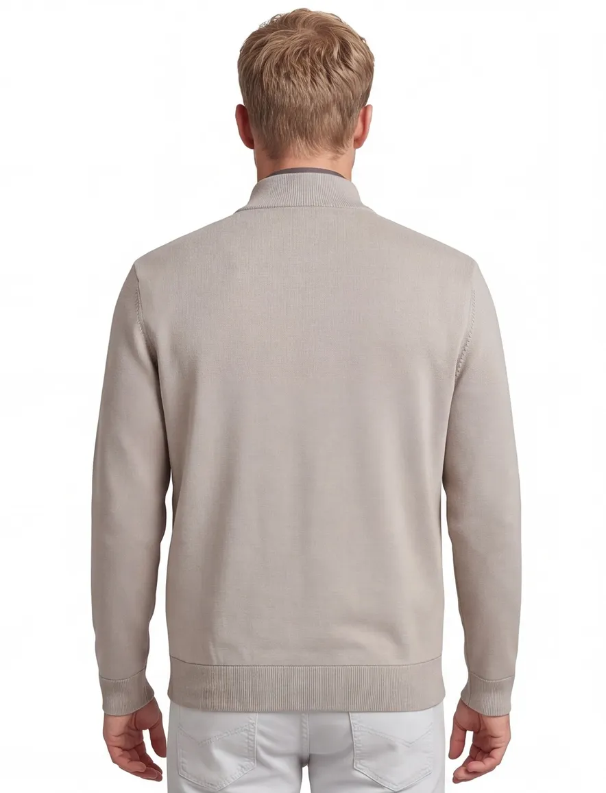 Gentiluomo beige vest normale fit