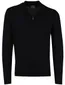 Gentiluomo half zip trui zwart gebreid