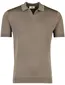 Gentiluomo polo bruin v-hals
