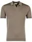Gentiluomo poloshirt gebreid bruin