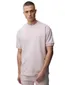 T-shirt Genti roze ronde hals effen