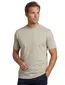 Beige t-shirt Genti ronde hals logo